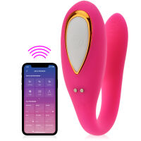 DVOUMOTOROVÝ MASÁŽNÍ VIBRÁTOR PRO PÁRY A K MASTURBACI OVLÁDANÝ APLIKACÍ - 70083459 - 5