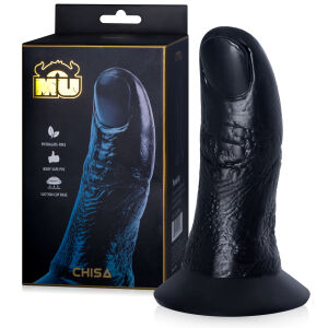 Černé dildo fantasy prst obra 19 cm s přísavkou - 70981942
