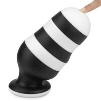 Velký silikonový anální kolík na silné přísavce 8,2 cm - 79703586 - 8